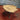 Handmade steampunk coffee table with wood top shaped like a spaceship and industrial metal legs
