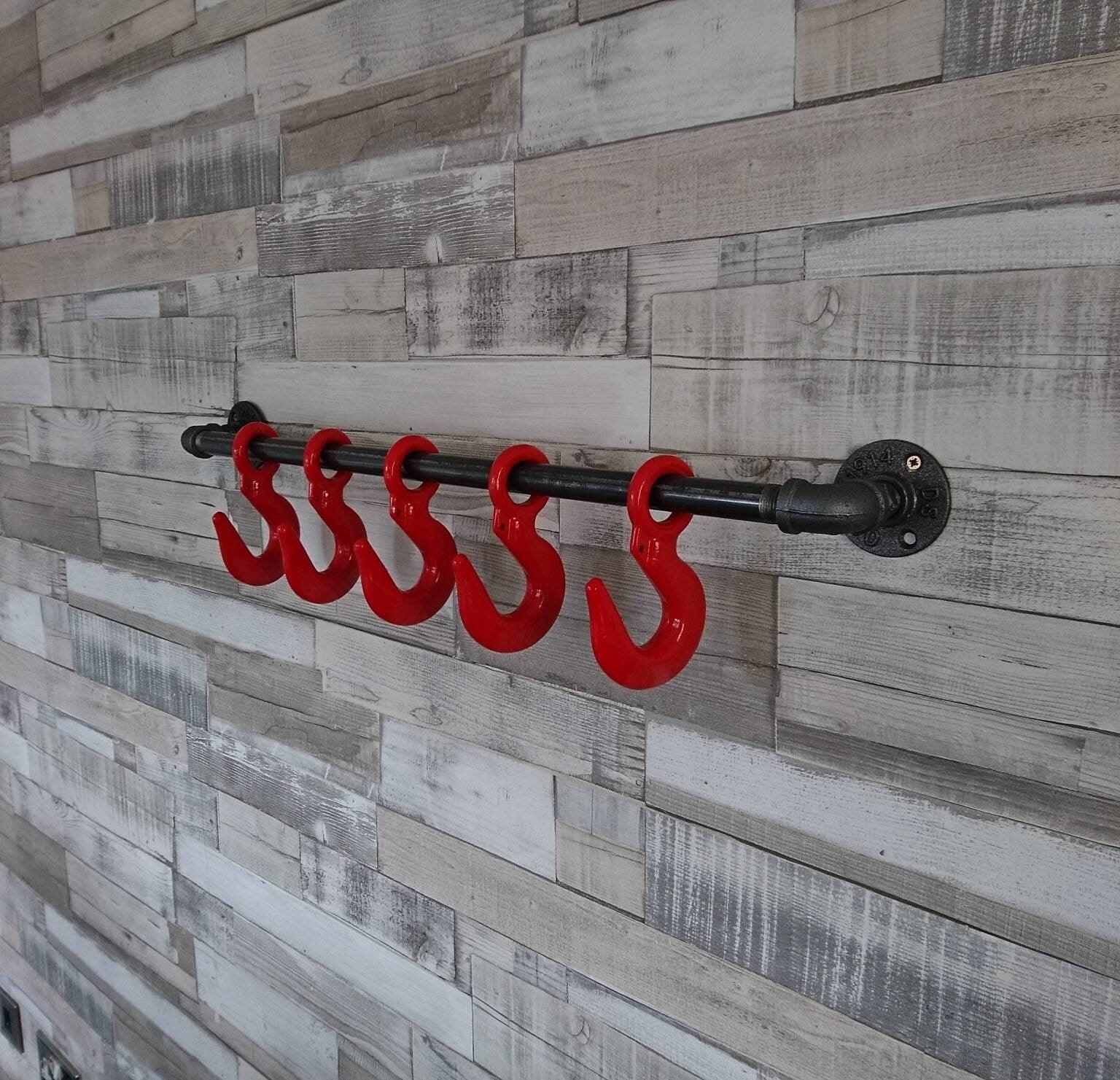 Retro Industrial Rustic Coat Hooks - steampunk wall art- clothes hanger –  The Little Vintage Lamp Co