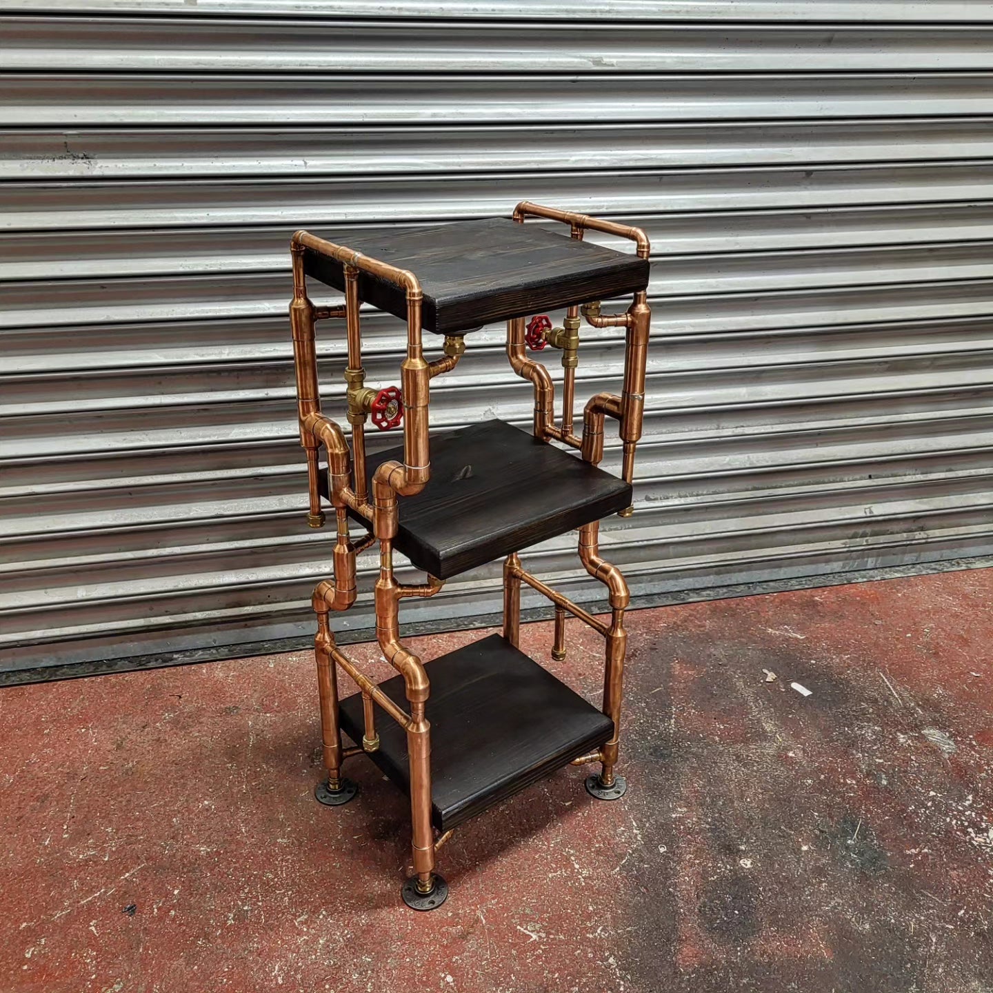 Steampunk side table deals