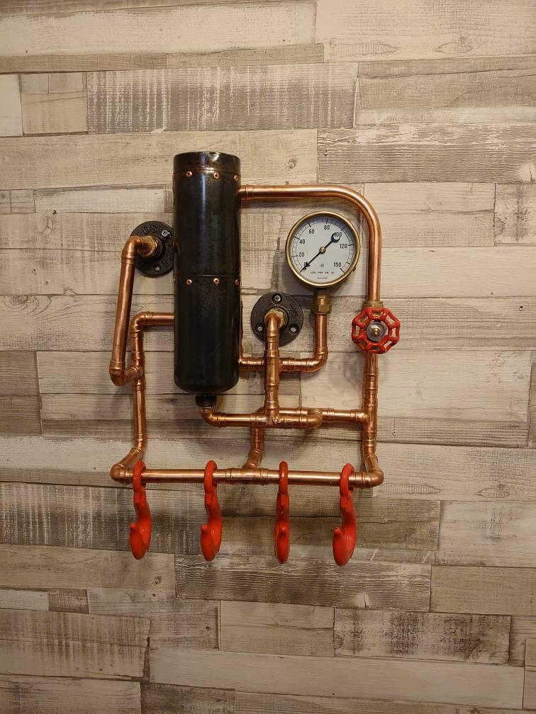 The Gresley Industrial Steampunk Coat Rack – The Little Vintage Lamp Co