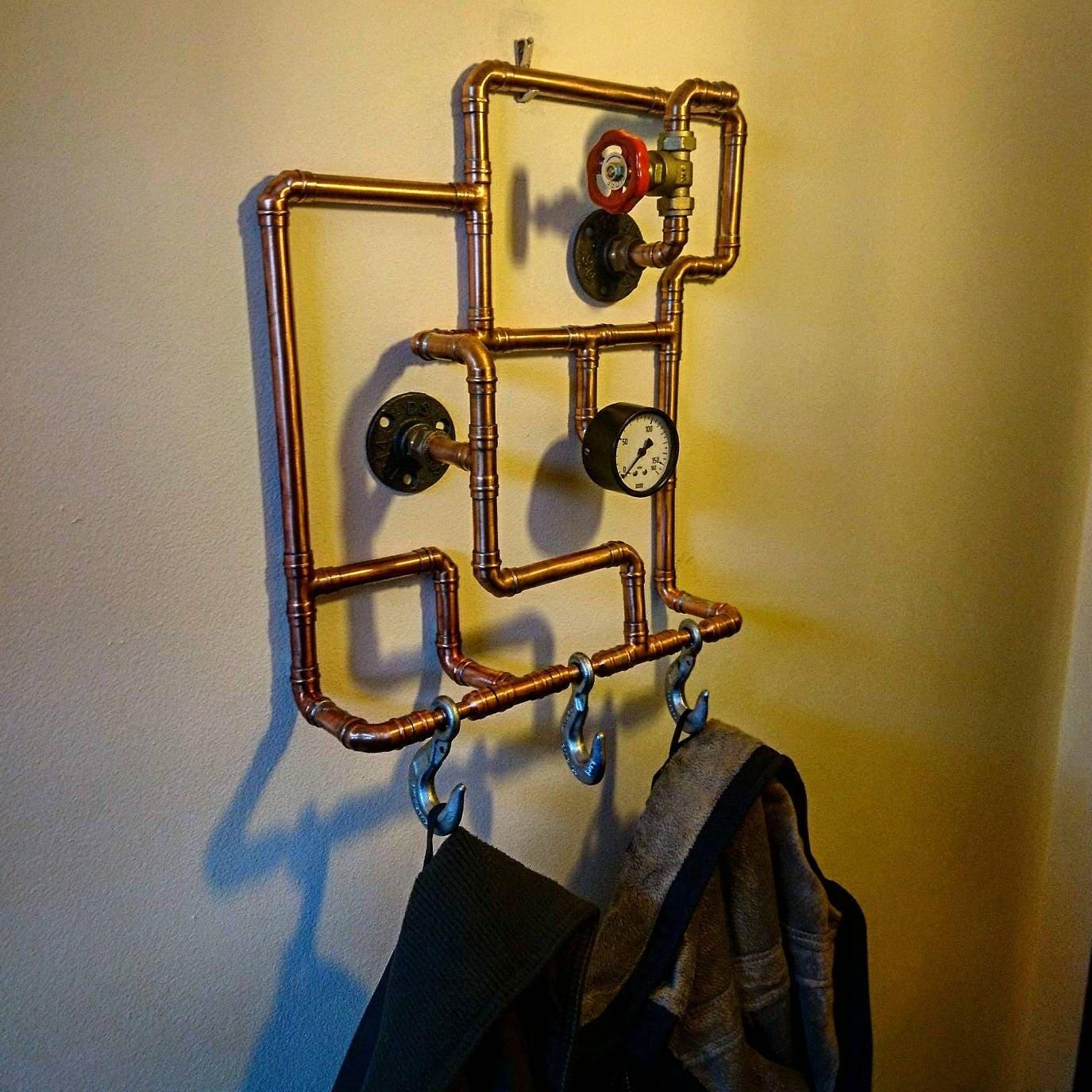 Steampunk Coat Rack Coat Racks and Hooks – The Little Vintage Lamp Co