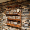 The Sweeny Steampunk Shelving Unit – Industrial Wall Storage Feature Shelving The Little Vintage Lamp Co