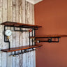 The Tyson Industrial Steampunk Corner Shelving Unit – Wall Mounted Storage Shelving The Little Vintage Lamp Co